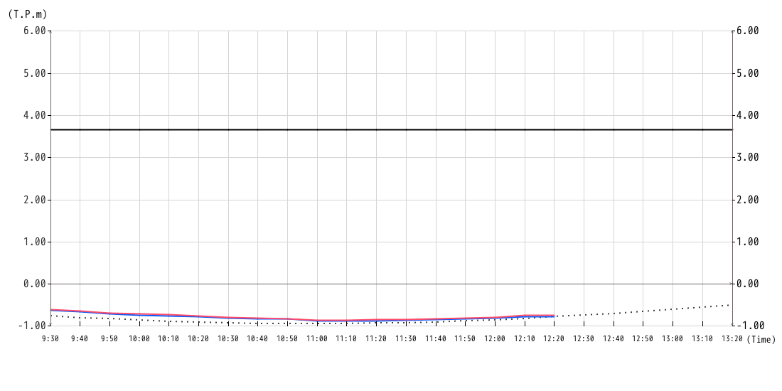 潮位グラフ10min
